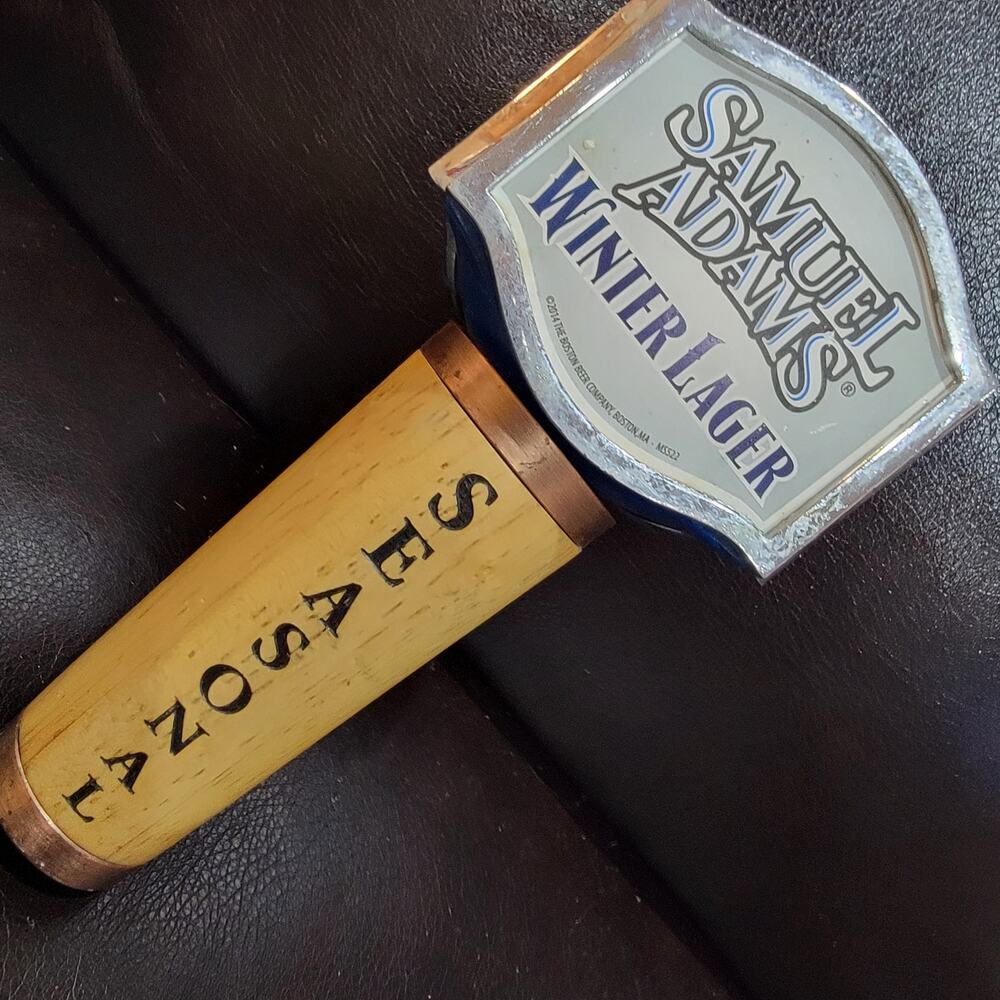 Samuel Adams Seasonal Winter Lager 6.5" Beer Tap Handle Pull  Bar Keg Brewery